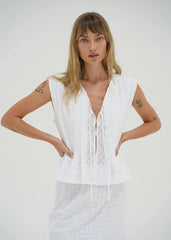 Kala Eyelet Top