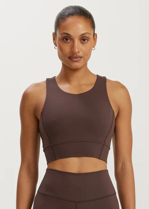 FenixLite Longline Bra - Espresso