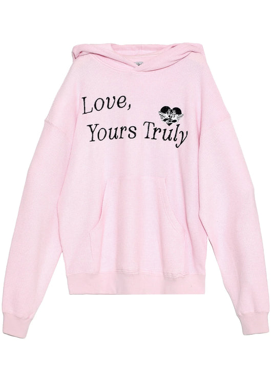 Yours Truly Thermal Racer Hoodie